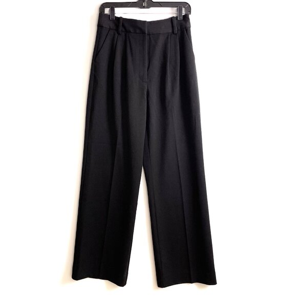 Favorite Daughter Pant The Favorite Shortie Pleated Wide Leg Trouser Womens 6 - Picture 1 of 13